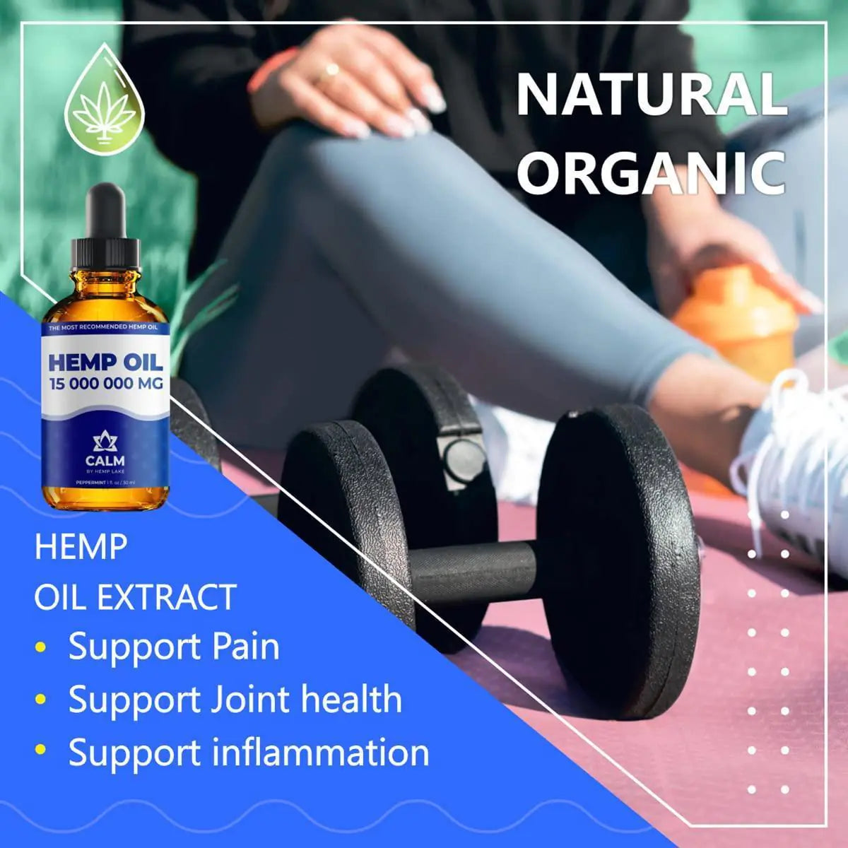 Оrganic Hеmp Oil 15 000 000 mg Natural Drops Rich in Vitamins B C E & Omega 3 6