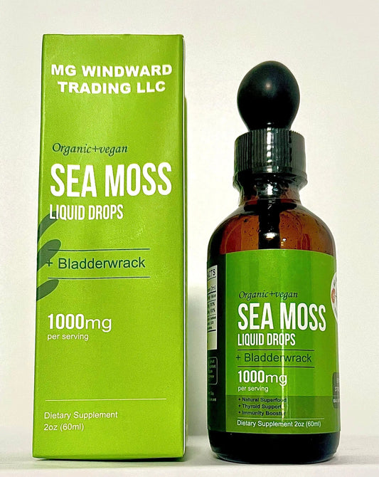 Irish Sea Moss Drops – Organic Wildcrafted, Fast-Acting & Flavorful Liquid Supplement